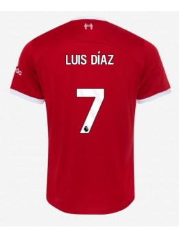 Billige Liverpool Luis Diaz #7 Hjemmedrakt 2023-24 Kortermet